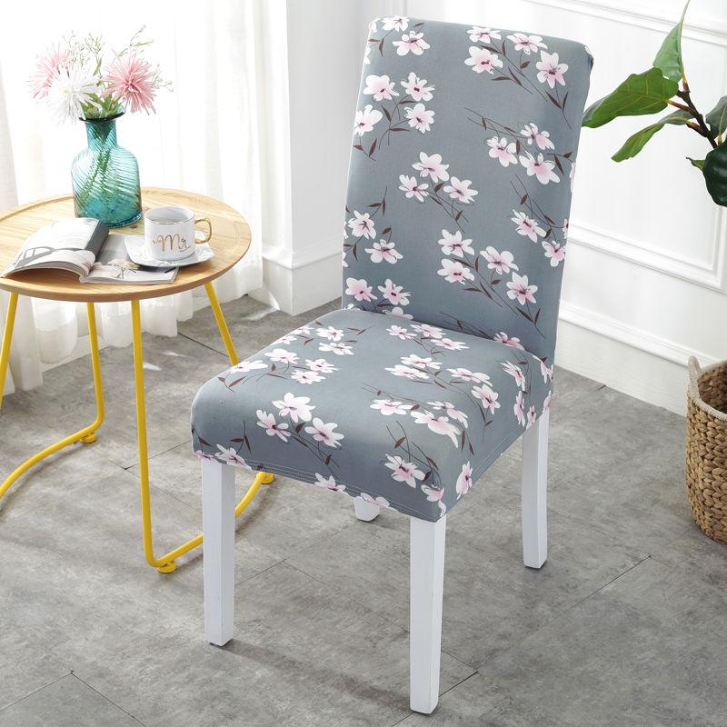 Chair Cover Printing Dining Chair Slipcover Modern Removable Anti-dirty Kitchen Seat Case basen