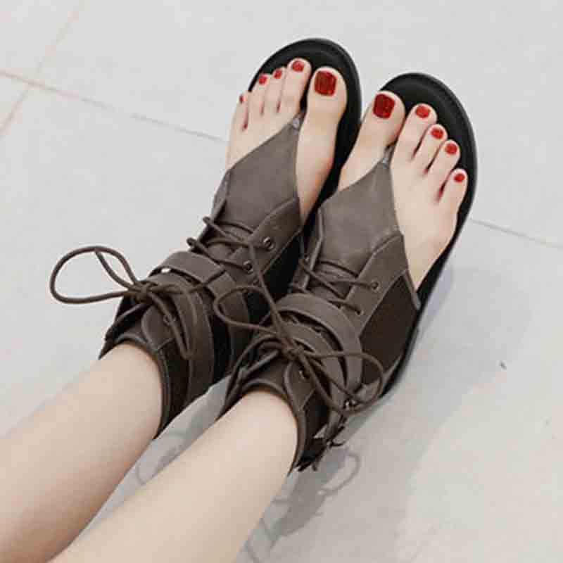 Plus Size 35-40 Summer Women Outdoor Rome Flip Flop Flat Bohemian Beach Shoes Non-slip Office Lady Sandals