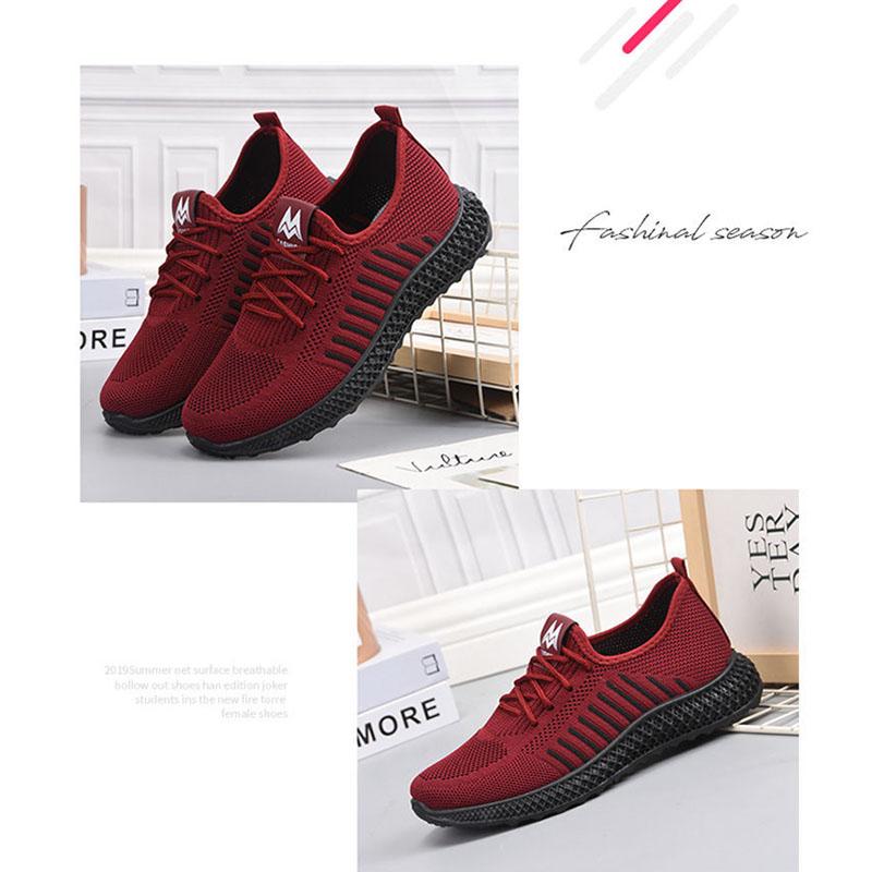 Old Beijing Cloth Shoes Women's Fashion Soft-soled Comfortable Mother Shoes Non-slip Lightweight Single Shoes Middle-aged and Elderly Sports Shoes