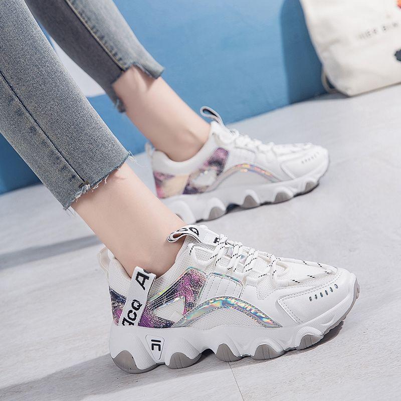 Spring Summer All-match Soft Sole Ladies Sneakers Casual Outdoor Running Shoes Women's Fashion Breathable Shoes