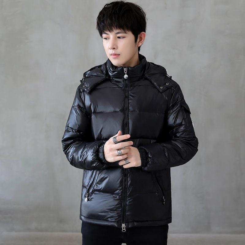 Fashion Trend Men's Down Jacket White Duck Down Thick Warmth and Windproof Down Jacket