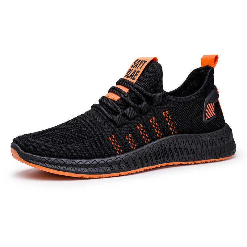 Plus Size 39-44 Men Running Shoes Lightweight Sneakers Breathable Outdoor Sports Shoes Comfortable Deodorant Running Gym Shoes