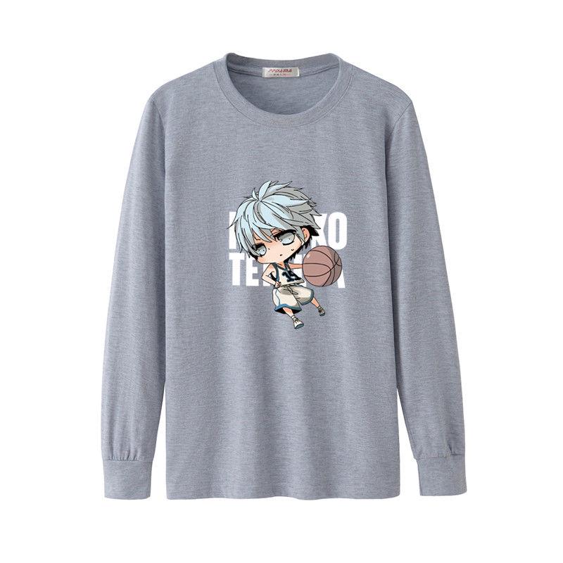 Long Sleeve Men's Cotton T-shirt Round Neck Loose Large Size Men's Clothing Trend Wild T-shirt