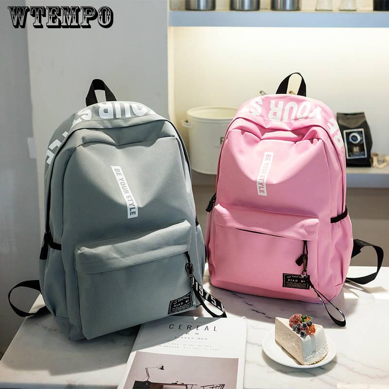 New Soft Fabric Backpack Female School Backpack For Teenage Girls Backpack shoulder bag