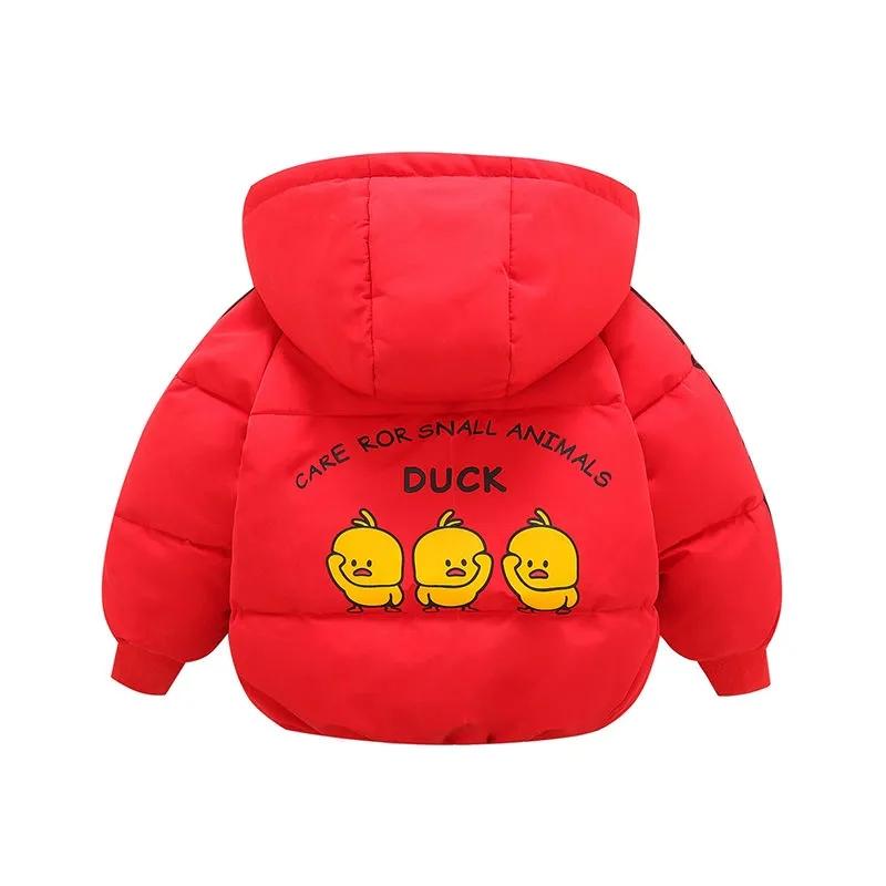 Boys and Girls Cotton-padded Jackets Padded Jackets Bread Jackets Children's Clothes Winter Clothes Down Padded Jackets Hooded Jackets