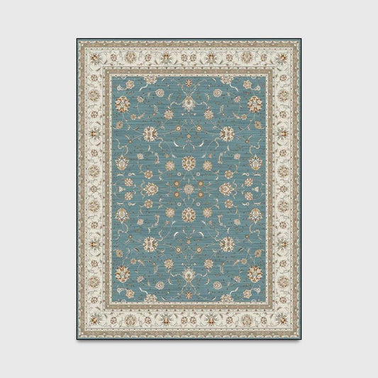 Home Carpet Classical European and American Country Folk Style Non-slip Doormat Bedroom Carpet Living Room Bedside Carpet Floor Mat