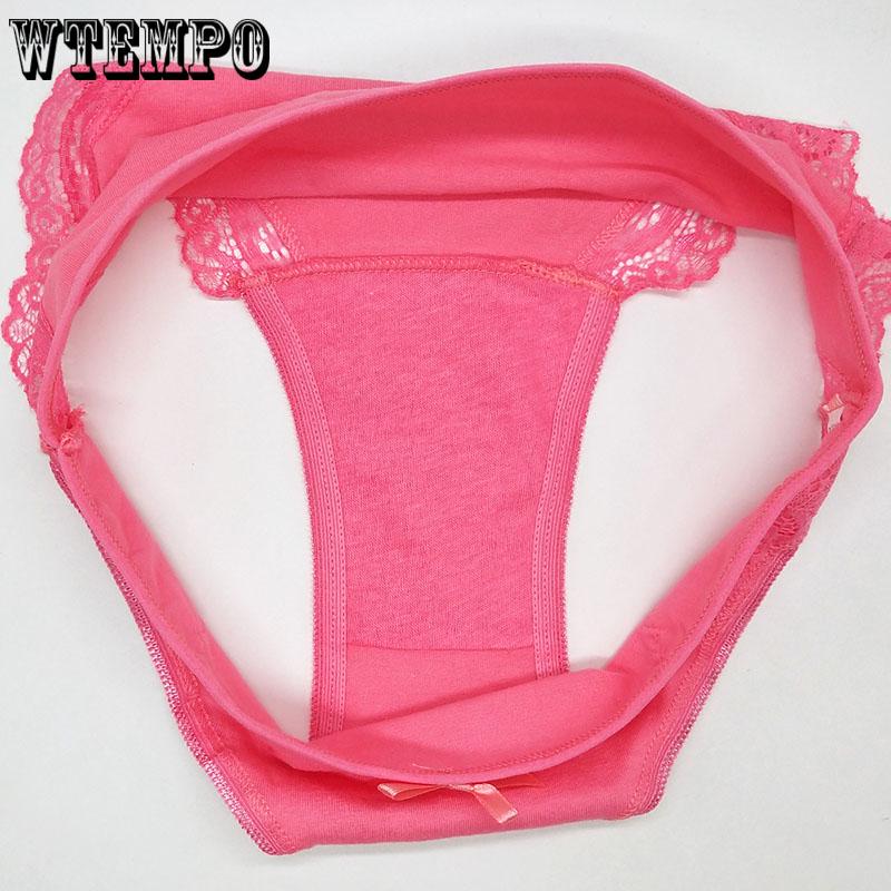 6 Pcs/Lot Antibacterial Cotton Underwear Woman Pure Panties Briefs Girls Underwear Lingerie