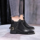 Autumn Winter Women Boots Fashion Rivet Dector Shoes High Quality PU Fashion Martin Ankle Boots