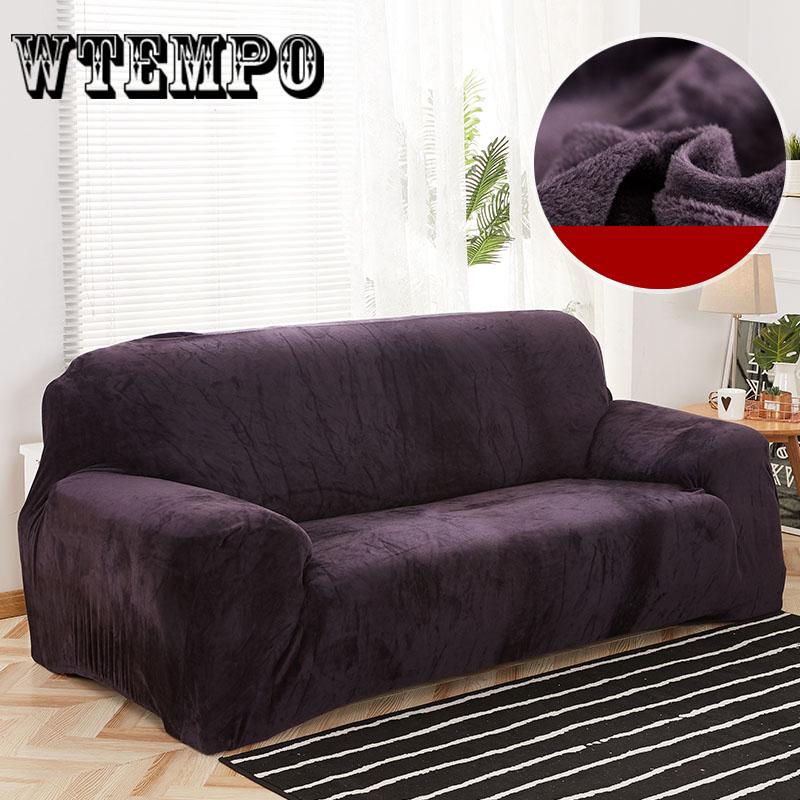 Thick Plush Sofa Cover All-inclusive Dustproof Sofa Cover Slip Simple Sofa Cushion Full Cover