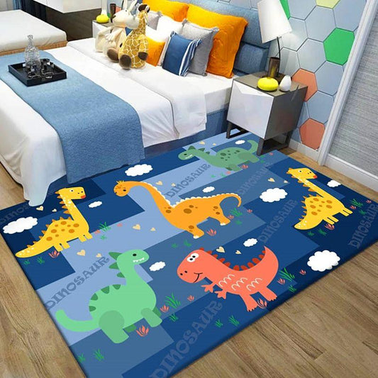 Bedside Blankets In The Bedroom Anti-fall Puzzle Game Crawling Blanket Cute Cartoon Children Rug