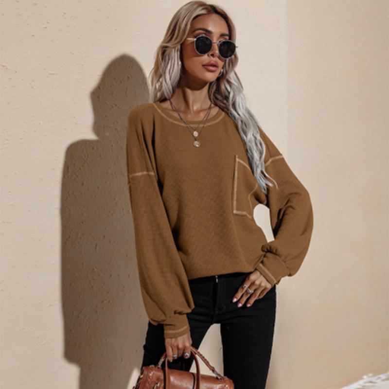 Sweatshirts Version Loose Thin Long-sleeved Sun Protection Coat Solid Color Retro Shirt Student Girl Top