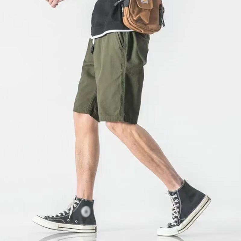 Sports Casual Shorts Men's Summer Loose Five-point Pants Sports Cotton Straight-leg Pants Outer Wear Gray Beach Pants