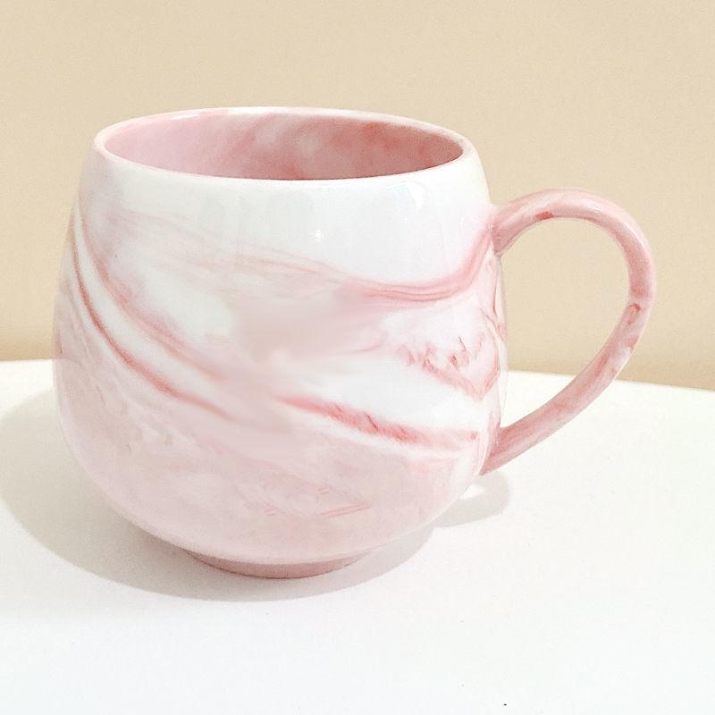 Creative Cartoon Ceramic Cup Female Student Dormitory Water Cup Cute Strawberry Mug Home Milk Breakfast Cup Spoon