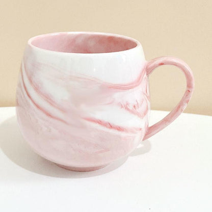 Creative Cartoon Ceramic Cup Female Student Dormitory Water Cup Cute Strawberry Mug Home Milk Breakfast Cup Spoon