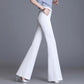 WTEMPO Summer Women Flare Long Pants Casual Ladies Bell Bottoms Large Size S-XXXL  Trousers