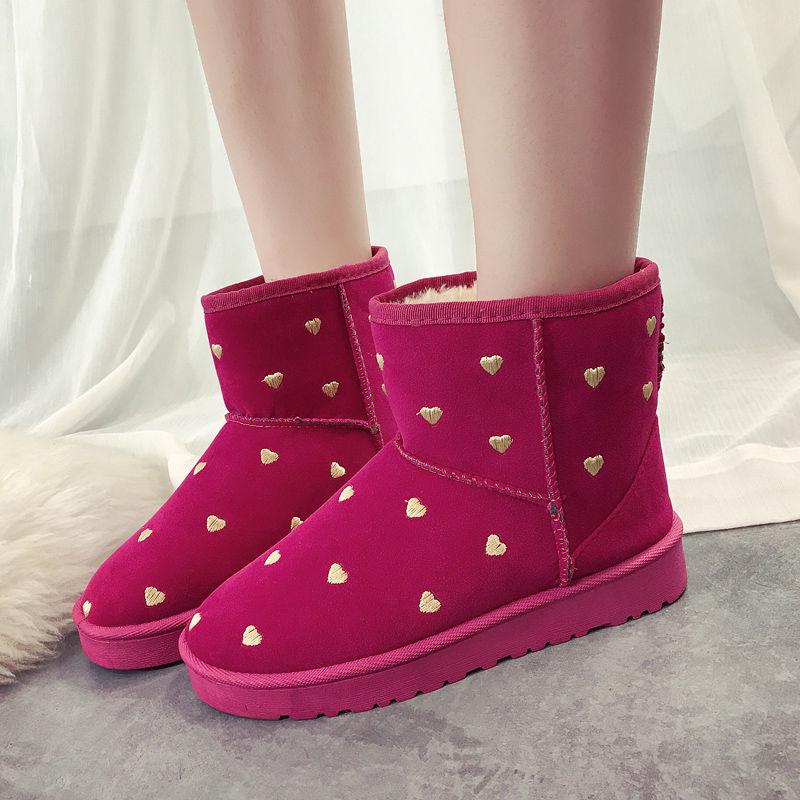 Keep warm Cotton shoes Outdoor Casual shoes Woman shoes Winter Cold protection Non-slip shoes