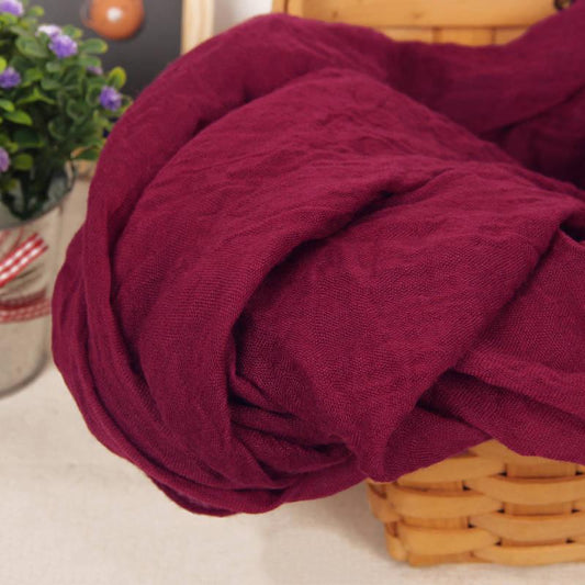 Scarfs for  Women Cotton Line Scarf Solid Color Warm Scarf Holiday Beach Shawl