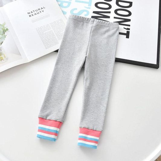 Girls' Leggings Spring and Autumn Children's Pants Trousers Outer Wear Tights Stretch Pants Casual Pants