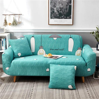 1/2/3/4 Seater Elastic Sofa Cover for Living Room Bedroom Home Decor Stretch Sofa Slip Cover Anti Slip Simple Casual Universal Sofa Cushion Slipcovers