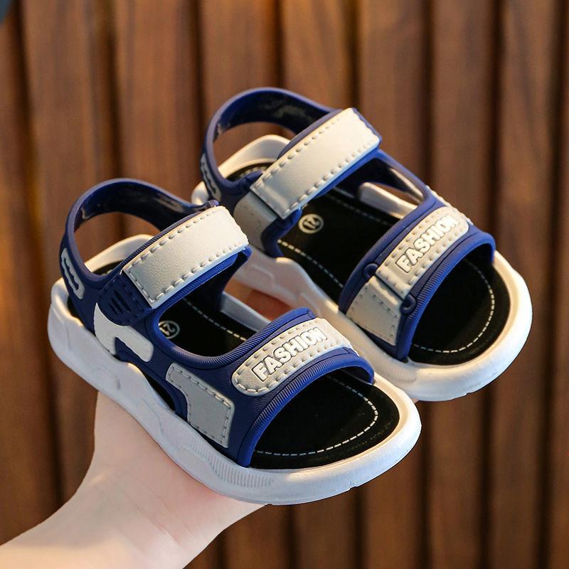 Kid's Shoes In Summer Boys and Girls Soft Sole Flat Outdoor Sandals Anti-slip Casual Light Sandals