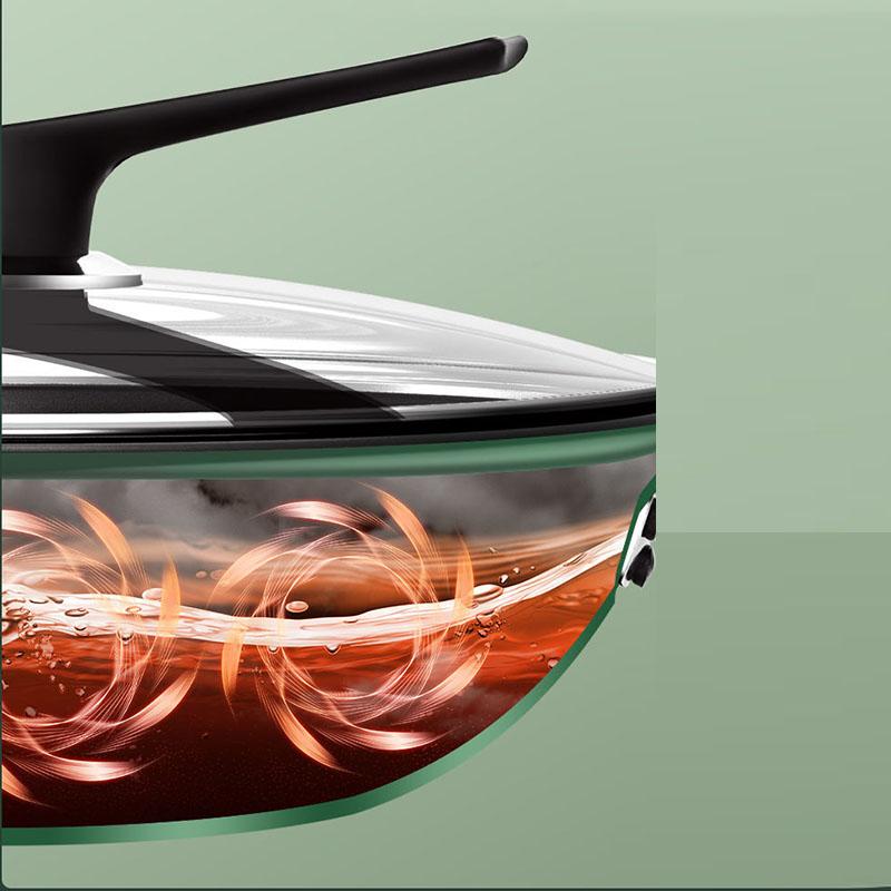 Wok Kitchen Multi-function Not Stocked Pot No Smoke Cooking Pot Furnace Gas Stove Universal Non-stick Pan Frying Pan