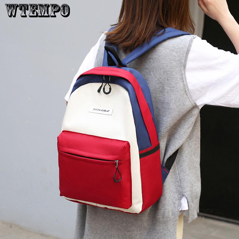 Fashion Backpacks Women backpack School Bag for teenagers girls Soft back Bag Soft bag