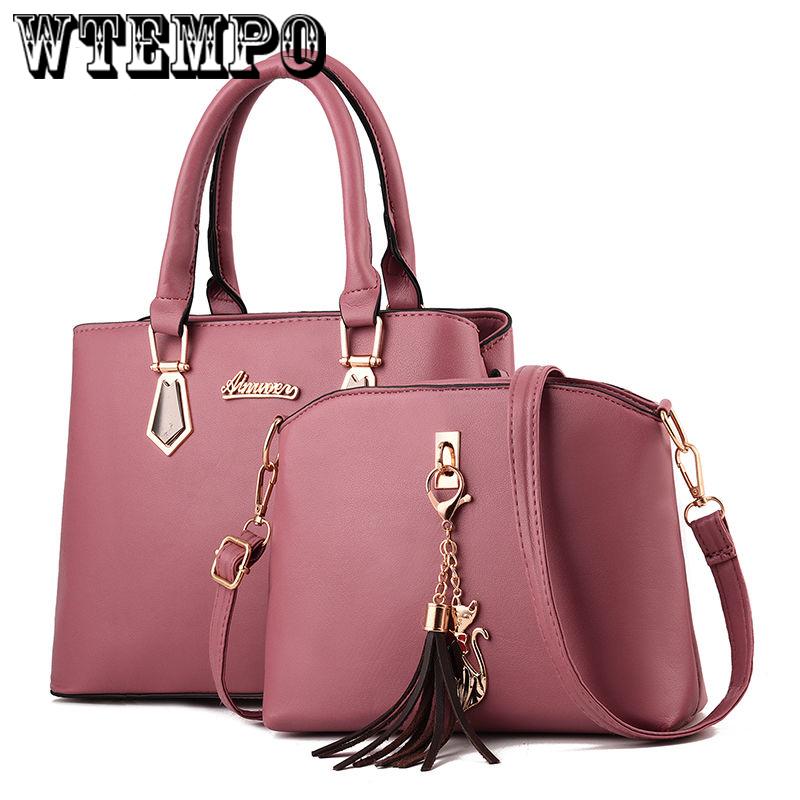 Shoulder bag Messenger bag leather sense summer handbag fashion wild handbag casual trend