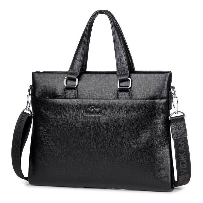 Casual Men Briefcase Leather Business Bag Men's Messenger Shoulder Bags Crossbody Bags for Men