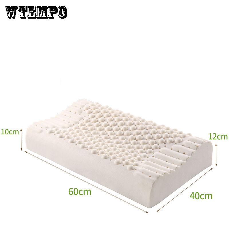 Brand Nursing Cervical Rubber Memory Pillow Adult Massage Pillow Thai Natural Latex Pillow