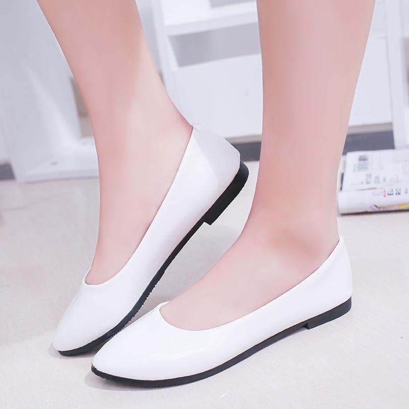 Spring Flat Shoes Leisure Slip on Loafers Four Seasons Women's Flat Shoes Comfortable Loafer Shoes Pu Leather Moccasins