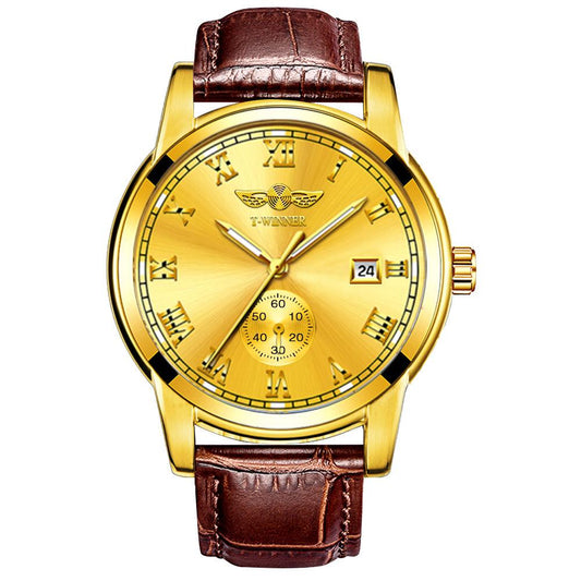 Fashion Luminous Automatic Mechanical Watch Men Wrist Watch Stainless Steel Business Watch