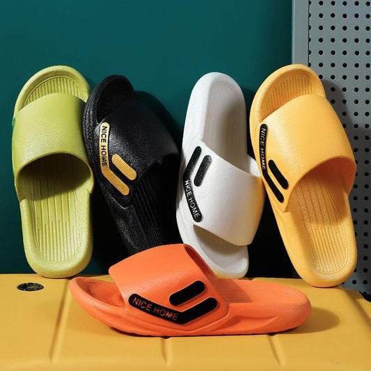 Indoor Household Soft-soled Slippers, Bathroom Non-slip Couple Shoes, Outdoor Sandals and Slippers, Men's and Women's Summer Home Shoes