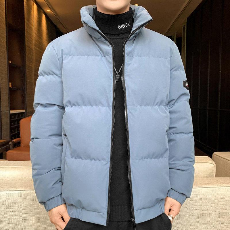 Thick Down Down Padded Jacket Men's Winter Jacket Stand-up Collar Short Large Size Trendy Padded Jacket Men's