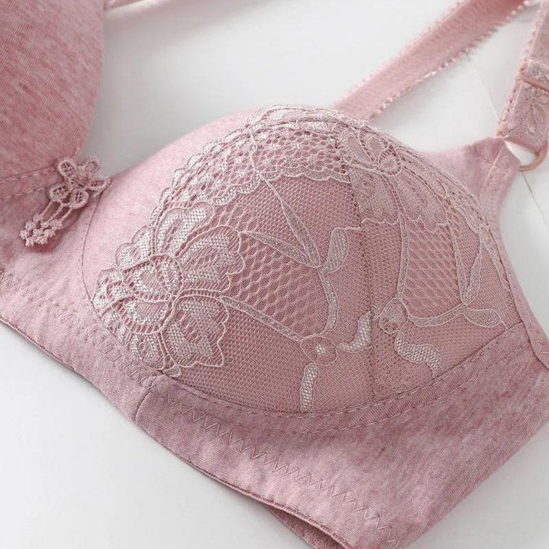 Bra Mother No Steel Ring Gather Underwear Breathable Anti-sagging Middle-aged Large Size Adjustment Bra