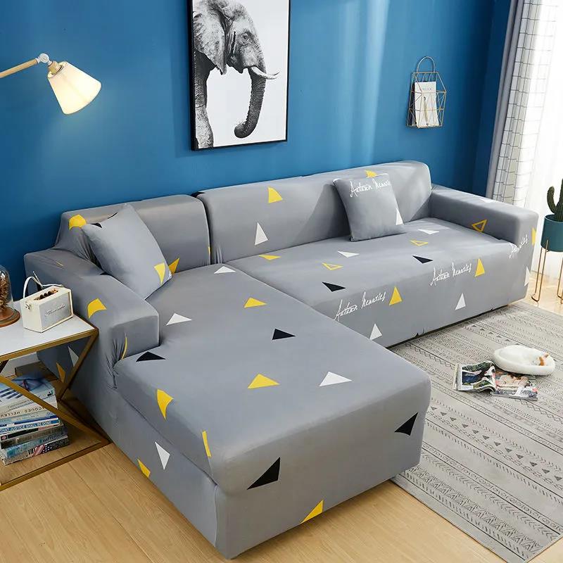 1/2/3/4 Seater Modern Style Sofa Cover Cushion Washable Stretch Cover Slipcover with One Free Pillow Case