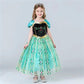 Frozen Princess Dress Summer Anna Girls Short Sleeve Dress Children's Performance Dress Birthday Performance Dress