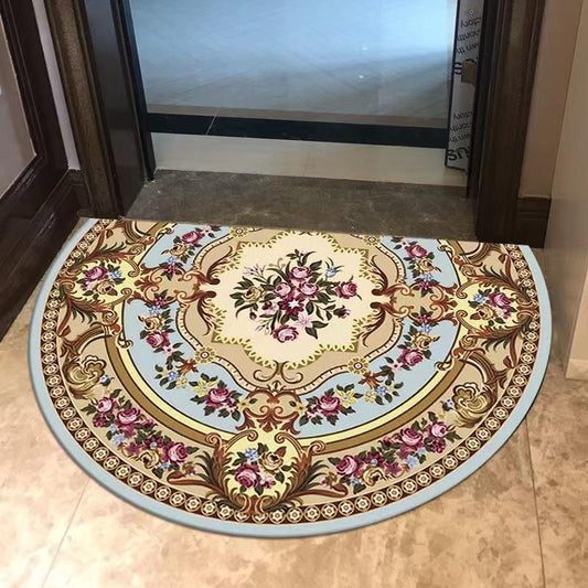 Semi-roundly Mature Northern European National Wind Homes Home Door Foot Pad