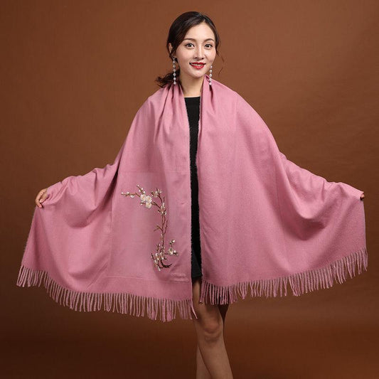 Cashmere Women Scarf Warm Shawl Wool Stole Head Neck Long Winter Scarf Women for Ladies