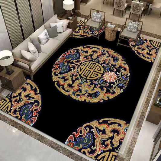 Chinese Style Living Room Sofa Carpet Bedroom Bedside Study Carpet Large Area Covered with Carpet