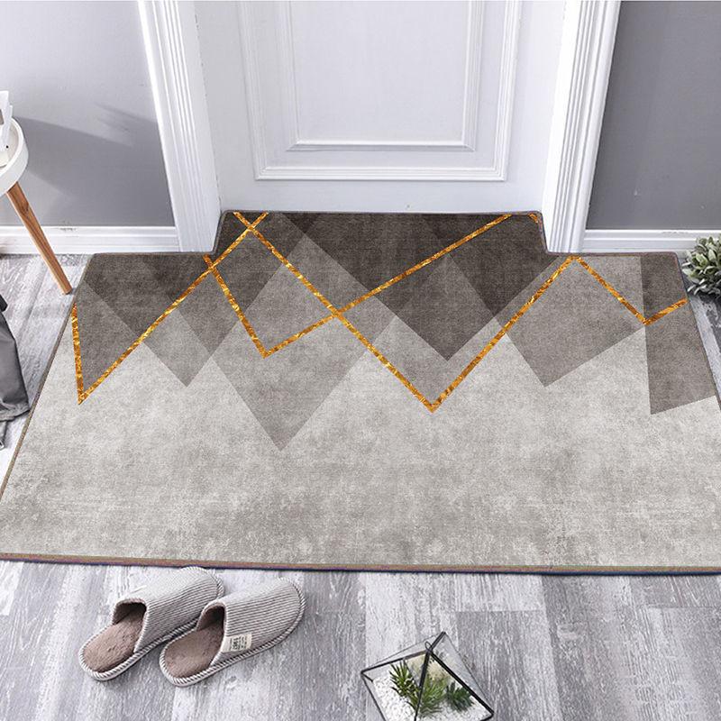 Entry Mat 50*80cm Entry Door Mat High-end Simple Modern Non-slip Wear-resistant Household Bathroom Carpet Foot Mat