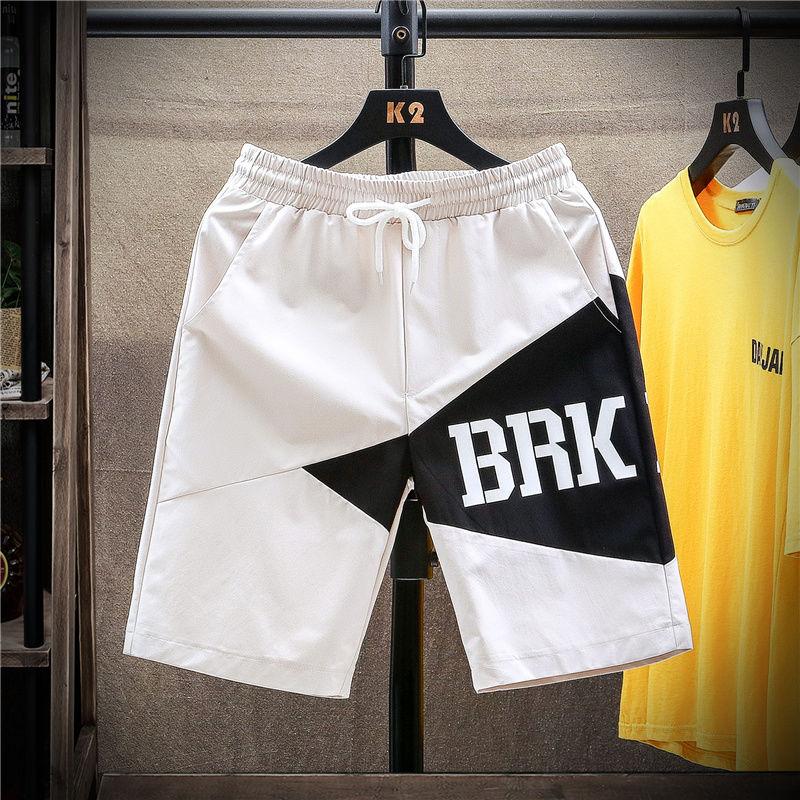 Casual Shorts Men's Loose Breathable Five-point Pants Youth Sports Pants Fashion Personality Beach Pants