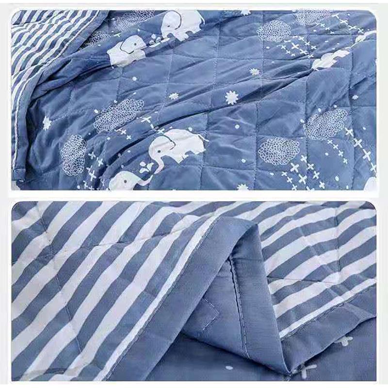 Summer Skin-friendly Thin Air Conditioning Quilt Single Double Summer Cool Quilt Washable and Machine Washable Student Dormitory Quilt