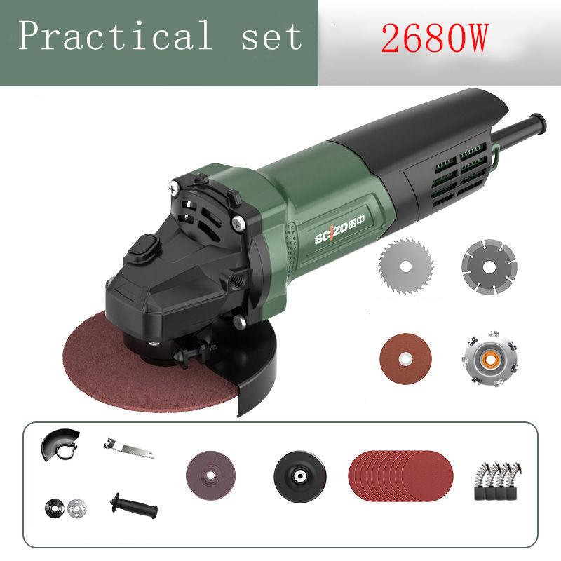 9 Styles Electric Angle Grinder Set Multi-function Grinder Cutting Machine Support 100mm Roulette Garden Tools Industrial Supplies