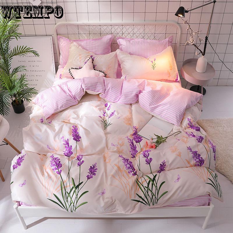 Bedding set bedding quilt cover sheets pillowcase bedding set home bedroom supplies