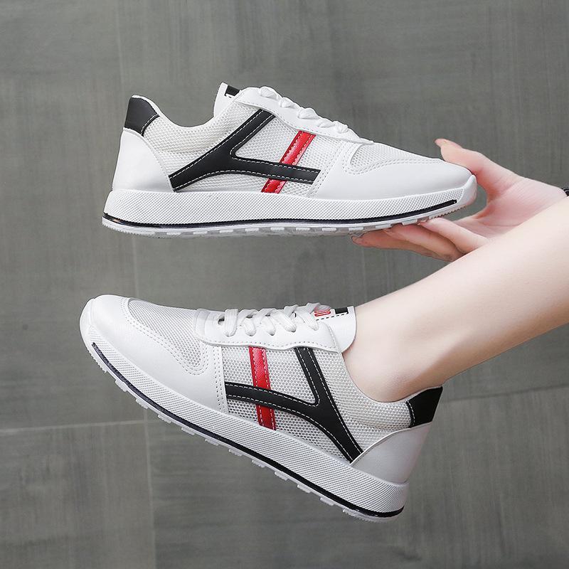 Women's Sports Shoes Breathable Casual Flat Sneakers Female Soft Sole Lightweight Shoes Non Slip Versatile Shoes