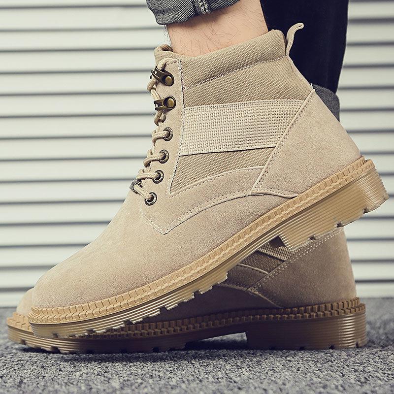 Martin Boots Men's Boots Military Boots Men Work Shoes Desert Boots Autumn Winter Men's Shoes