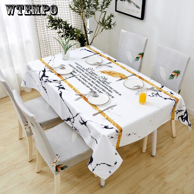 European Style Waterproof and Scald-proof Disposable Tablecloths, Coffee Table Covers, Simple Dining Table and Chair Covers