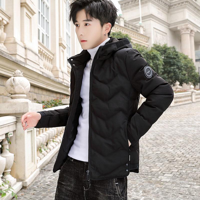 Winter Men's Cotton-padded Jacket Short Clothes Jacket Cotton-padded Clothes Trend Handsome Autumn and Winter Clothes Down Padded Jacket