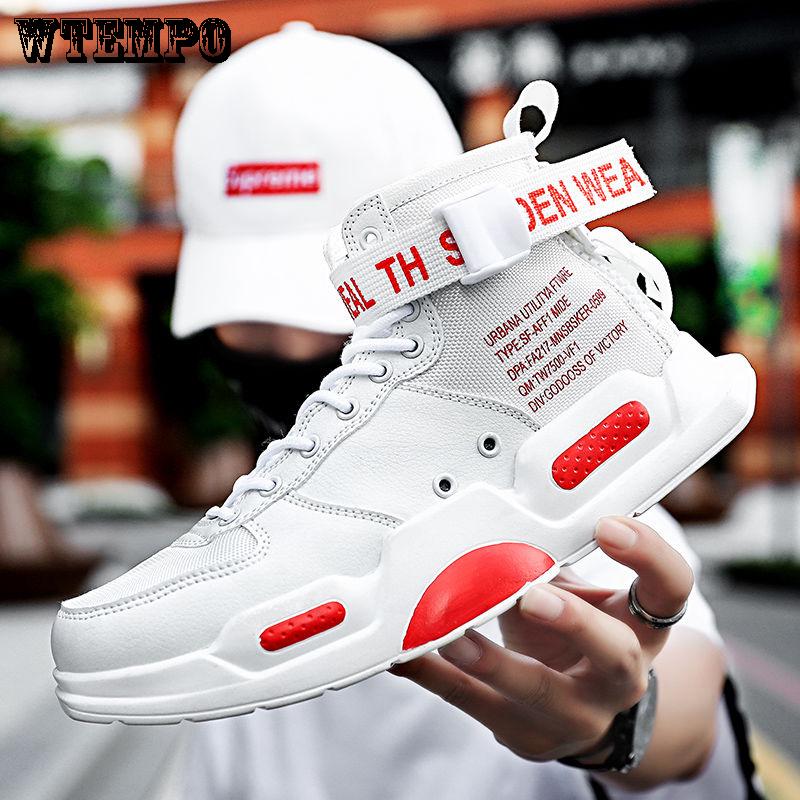 High-top Basketball Shoes Comfortable Outdoor Running Shoes Sports Shoes Trend Men's Shoes