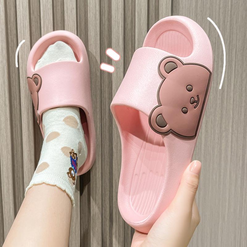 Summer Ladies Slippers Indoor Non-slip Bathroom Household Sandals and Slippers Wear Beach Shoes